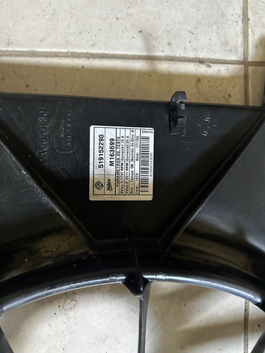 Defletor Fiat 519152290 Preto Para Carro/caminhonete - Imagem 2