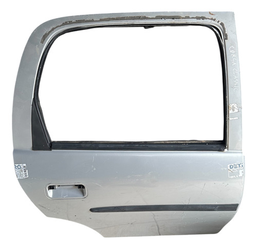 Porta Traseira Direita Chevrolet Corsa Sedan Prata Usada Traseira Direito Prateado - Imagem 1