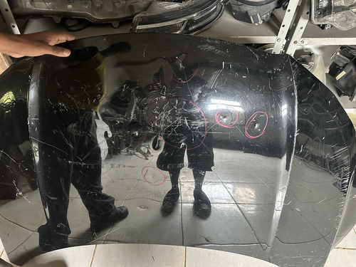 Capô Honda Hrv 2016/2021 60100t7tm01zz Preto Usado Detalhes - Imagem 3