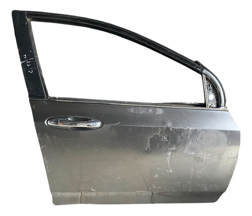 Porta Dianteira Direita Honda City 2010 A 2013 Usada Cinza Dianteira Direita Cinza-escuro - Imagem 1