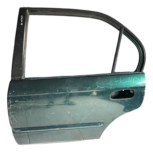 Porta Traseira Esquerda Honda Civic 1997 A 2000 Usada Traseira Esquerda Verde