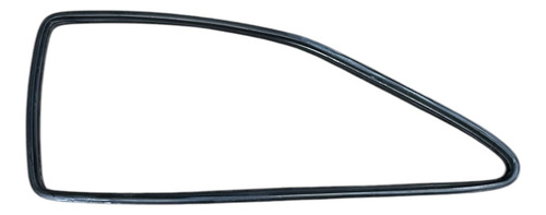 Borracha Lateral Vidro Fixo Do Gol Quadrado Preta - Imagem 2