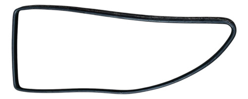 Borracha Lateral Vidro Fixo Do Gol Quadrado Preta - Imagem 4