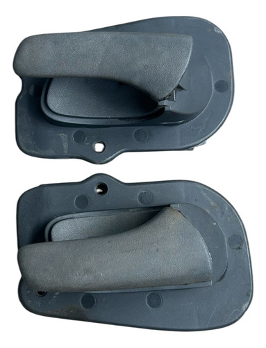 Par De Maçaneta Interna Corsa 98 2002 / 90388605 Cinza Claro Dianteira