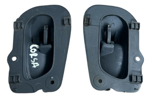 Par De Maçaneta Interna Corsa 98 2002 / 90388605 Cinza Claro Dianteira - Imagem 4