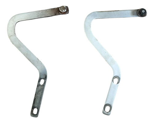 Par Braço Dobradiça Capô Gol Parati Saveiro Voyage Quadrado - Imagem 2