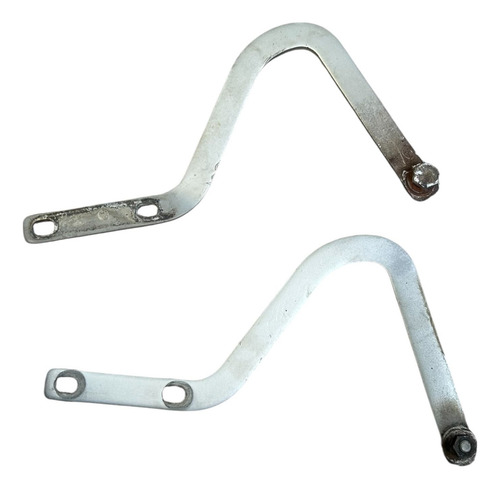 Par Braço Dobradiça Capô Gol Parati Saveiro Voyage Quadrado - Imagem 3