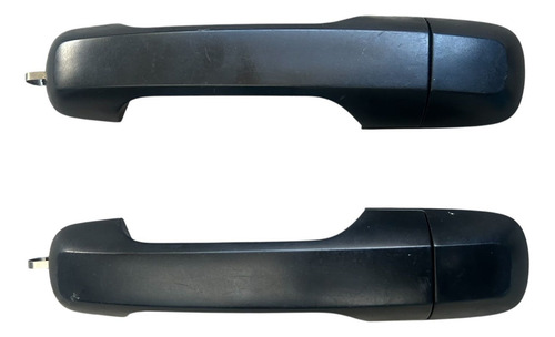 Par Maçaneta Externa Traseira Fiesta Ecosport 02 12 Preta Traseira