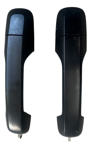 Par Maçaneta Externa Traseira Fiesta Ecosport 02 12 Preta Traseira - Imagem 2