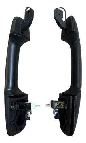 Par Maçaneta Externa Traseira Fiesta Ecosport 02 12 Preta Traseira - Imagem 3