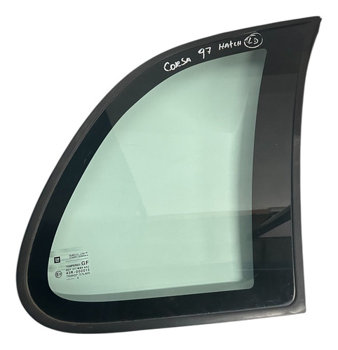 Vídro Fixo Lateral Direita Corsa 97 Verde