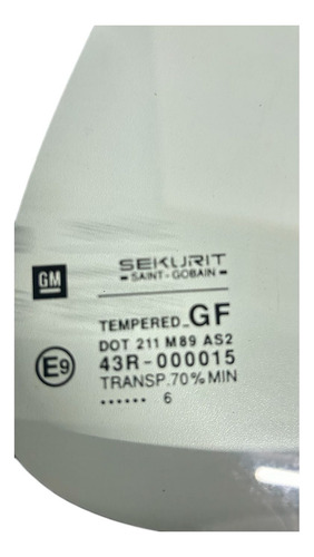 Vídro Fixo Lateral Direita Corsa 97 Verde - Imagem 5