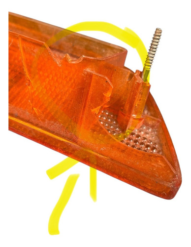 Seta Pisca Esquerdo Passat 85/88 Zba953157c Laranja - Imagem 9