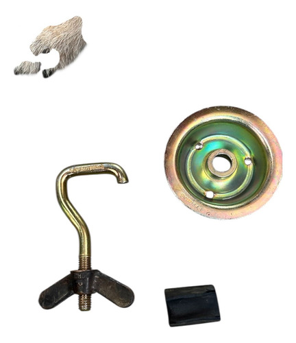 Kit Fixação Estepe Gol Quadrado Cl Gl Gti Gts Gls - Imagem 3