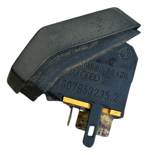 Botao Pisca Alerta Interruptor Saveiro Gol Parati  88 94 Preto - Imagem 3