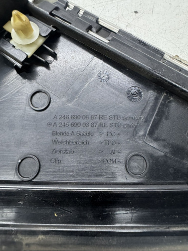 Acabamento Paralama Direito Mercedes B200 2013 A 2016 - Imagem 3