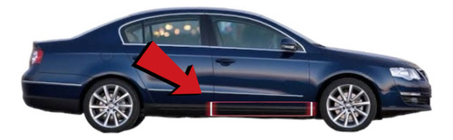 Friso Porta Dianteira Esquerda Vw Passat 2006 A 2010 - Imagem 4