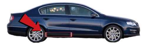 Friso Porta Traseira Esquerda Vw Passat 2006 A 2010 - Imagem 3