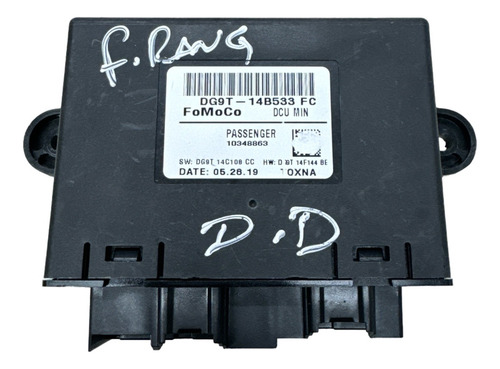 Módulo Vidro Elétrico Dianteiro Direito Ford Ranger 2019