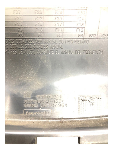 Tampa Caixa Fusível Montana Agile 2010 - Imagem 6