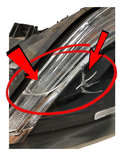 Farol Esquerdo Mercedes B200 2014/2015 Com Detalhe Esquerdo/motorista - Imagem 4