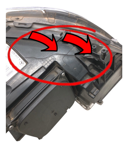 Farol Esquerdo Mercedes B200 2014/2015 Com Detalhe Esquerdo/motorista - Imagem 5