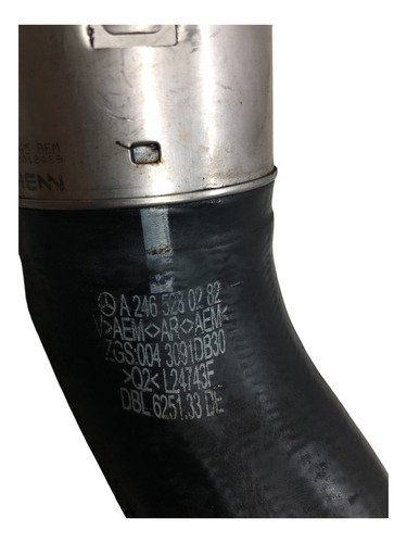 Mangueira Intercooler Mercedes Gla Cla A200 B200 A2465280282 - Imagem 5