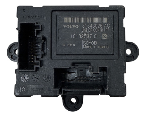 Módulo Vidro Porta Dianteira Esquerda Volvo Xc60 Até 17