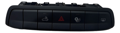 Botão Pisca Alerta Desembaçador Tc+ Fiat Nova Strada Preto