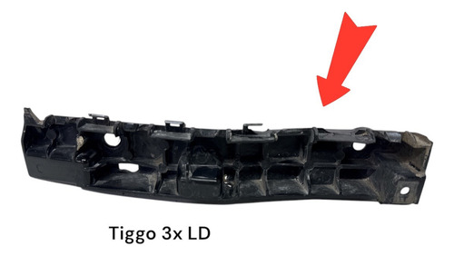 Guia Parachoque Dianteiro Direito Com Detalhe Chery Tiggo 3x - Imagem 2