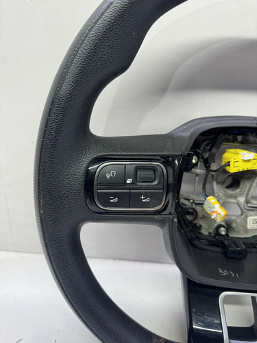 Volante Com Comando Som Citroen C4 Cactus Preto - Imagem 4