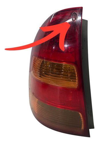 Lanterna Traseira Esquerda Toyota Fielder Com Detalhe  Esquerdo/motorista Vermelho - Imagem 2