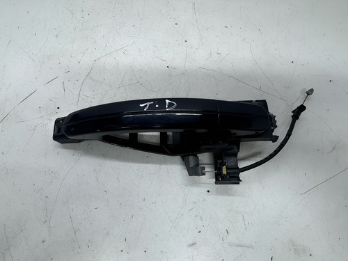 Maçaneta Externa Traseira Direita Ford Focus 2009 A 2013 Preto Traseira