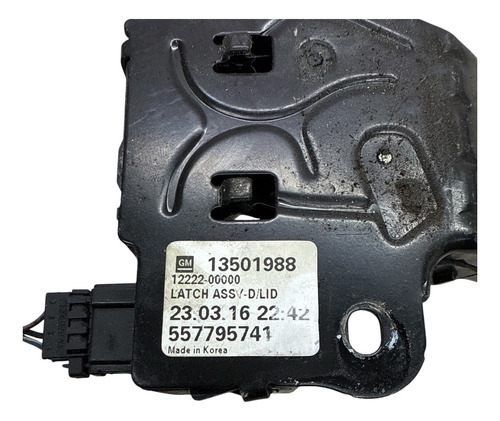 Fechadura Da Tampa Traseira Cobalt 2016 A 2020 13501988  - Imagem 3