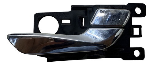 Maçaneta Interna Direita  Azera 2012 A 2016  Prateado Dianteira