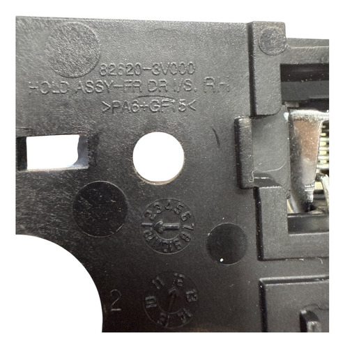 Maçaneta Interna Direita  Azera 2012 A 2016  Prateado Dianteira - Imagem 3