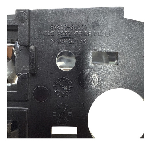 Maçaneta Interna Esquerda  Azera 2012 A 2016 Prateado Dianteira - Imagem 3