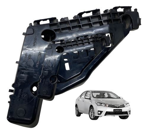 Guia Pára-choque Esquerdo Toyota Corolla 2015 A 2019 