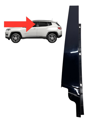 Cabamento Coluna Da Porta Traseira Esquerda Jeep Compass  - Imagem 1