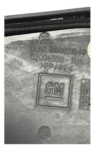 Acabamento Pára-lama Direito Interno Spin 2013/18 52034553  - Imagem 3