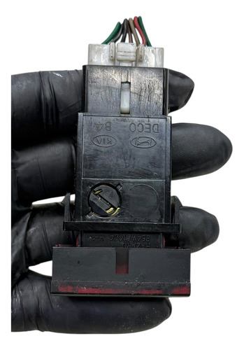 Botão Pisca Alerta Kia Bongo 2010  Preto - Imagem 3