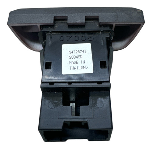 Botão Pisca Alerta Chevrolet S10 2013 2014 94728741 Preto - Imagem 2