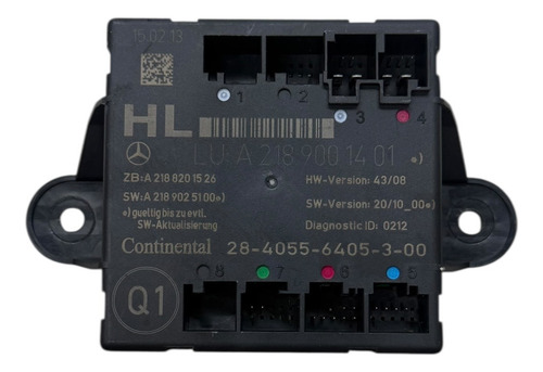 Módulo Vidro Elétrico Traseiro Esquerdo Mercedes C180 