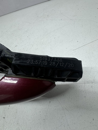 Maçaneta Traseira Esquerda Fiat Toro 51937338 Preto Traseira - Imagem 3