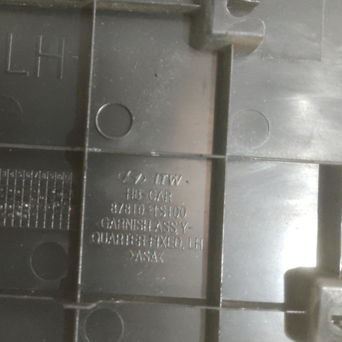 Acabamento Externo Porta Traseira Esquerda Hyundai Hb20 - Imagem 4