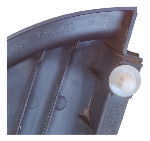 Acabamento Interno Retrovisor Direito Toyota Corolla - Imagem 3