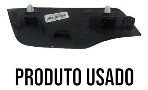 Acabamento Porta Dianteira Direito Peugeot 208 Griffe 2014 Preto - Imagem 2
