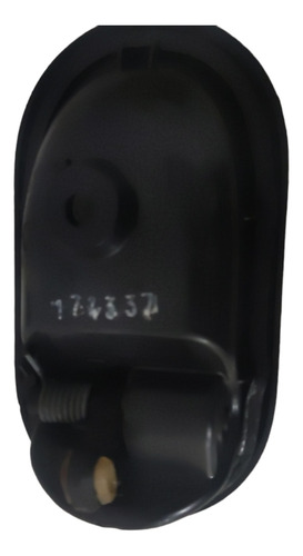 Maçaneta Interna Dianteira Sandero 2008-2013 Preto Dianteira - Imagem 2