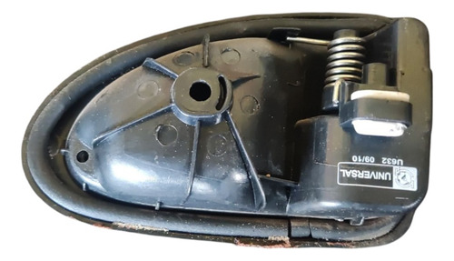 Maçaneta Interna Porta Dianteira Esquerda Clio 2004  Preto Dianteira/traseira - Imagem 4