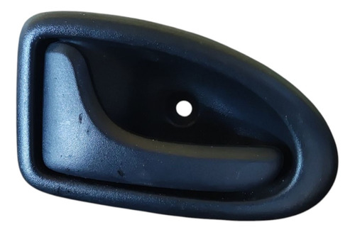 Maçaneta Interna Renault Clio 2002 A 2014 Preto Dianteira - Imagem 2